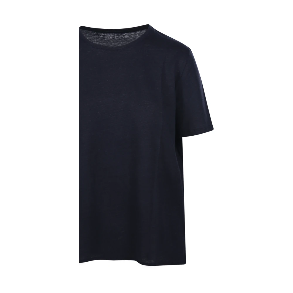 majestic filatures Marine T-shirt Blue Dames