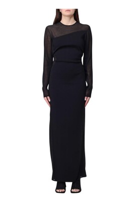elegant-sheer-yoke-maxi-dress