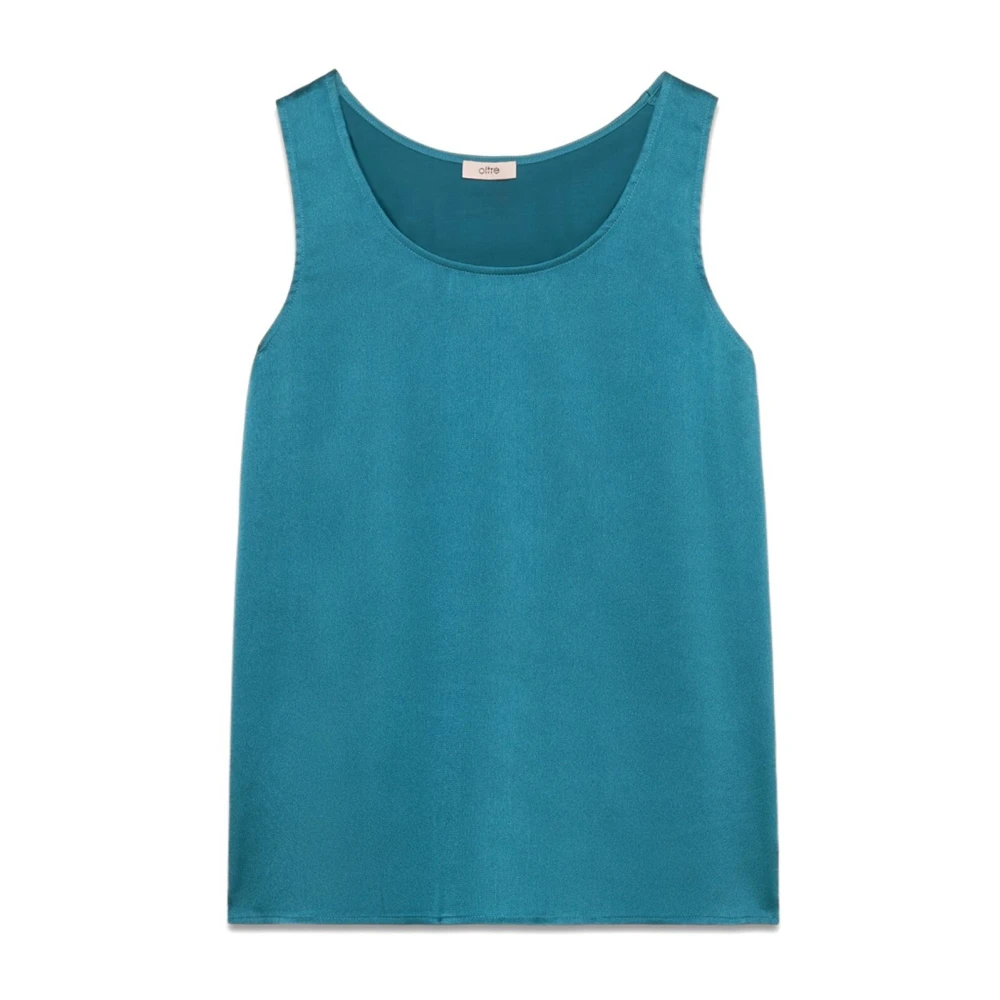 Tops > Sleeveless Tops - - Oltre - Modalova