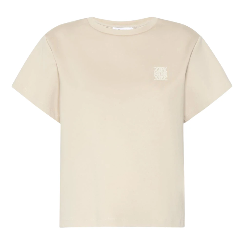 Max Mara , T-Shirts, Female, Beige, M, Body Top