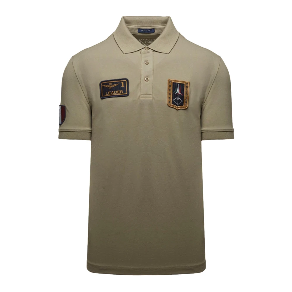 Aeronautica Militare Men's Beige Po1927up00191 Polo Shirt - Polo Shirts - L - Tops