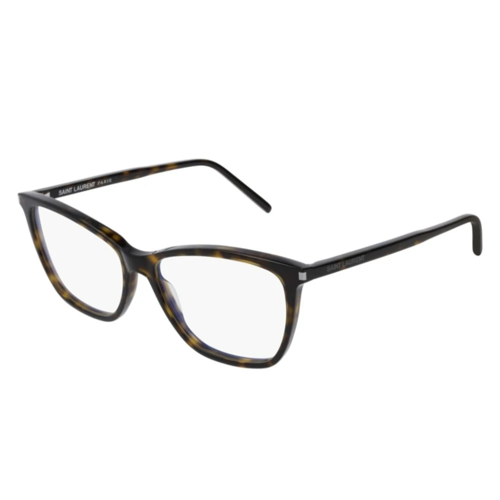 Saint Laurent Vierkante Havana Zonnebril Brown Dames