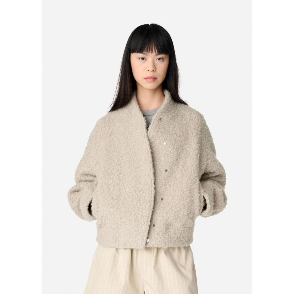 Axel Arigato Goya Textuur Jas Beige Dames