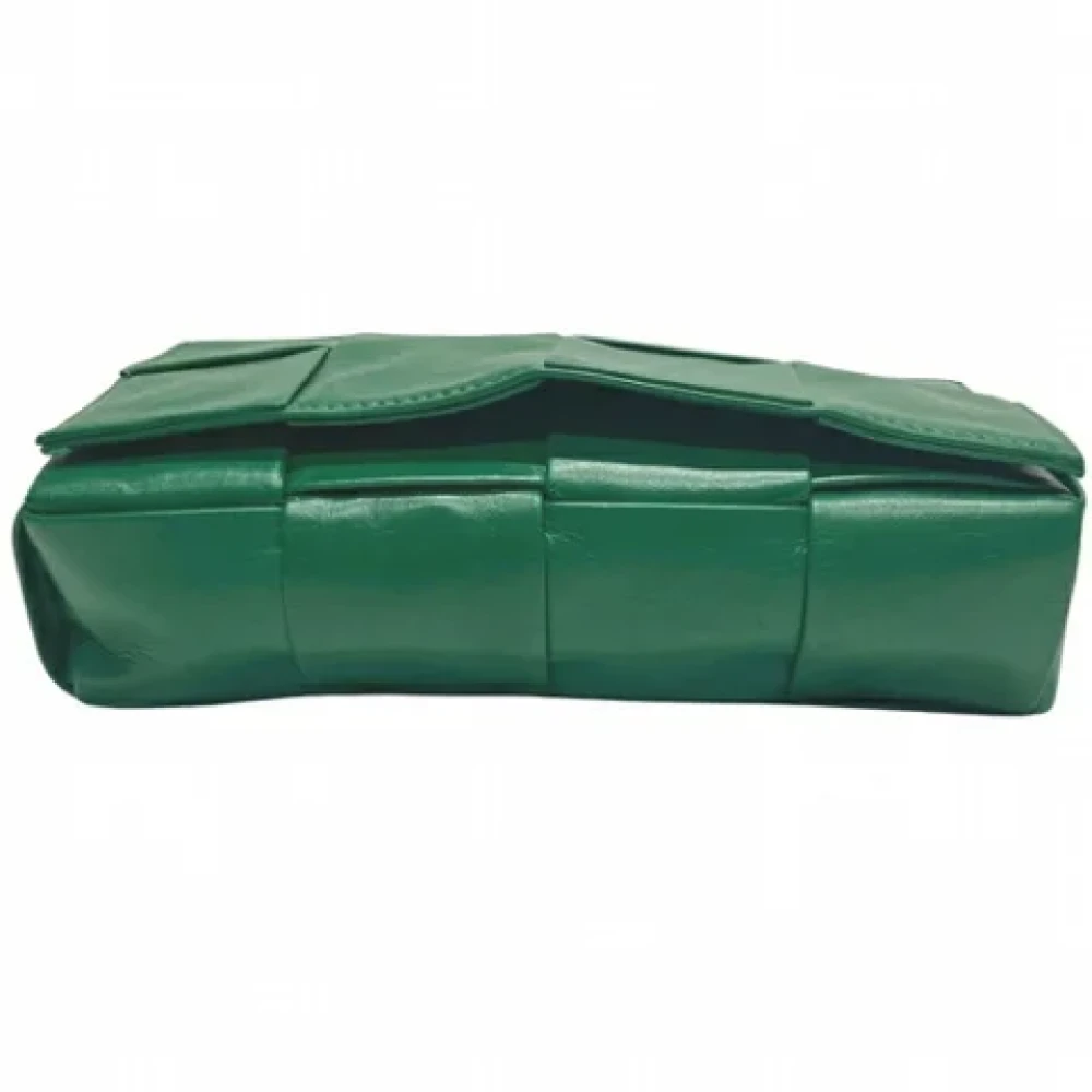 Bottega Veneta Vintage Pre-owned Leather pouches Green Dames