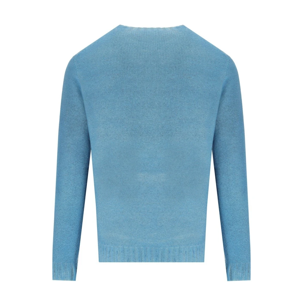 BOB Omkeerbare Crewneck Jumper in Grijs Lichtblauw Blue Heren