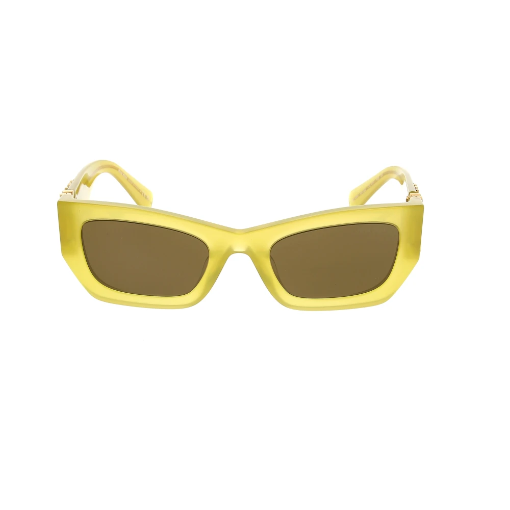 Miu Miu Yellow Sunglasses, Unisex, One Size, Statement Sunglasses