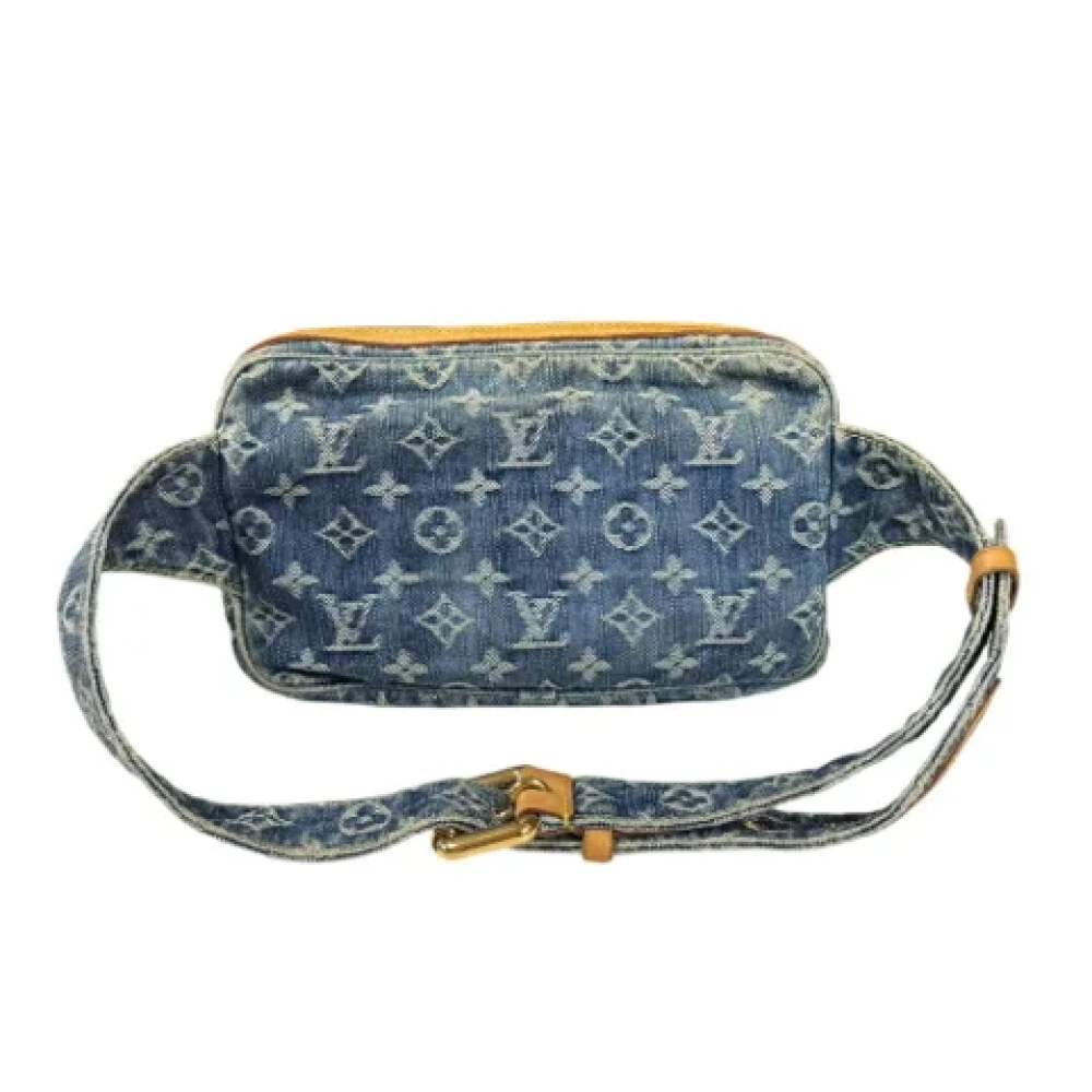 Louis Vuitton Vintage Pre-owned Denim louis-vuitton-bags Blue Dames