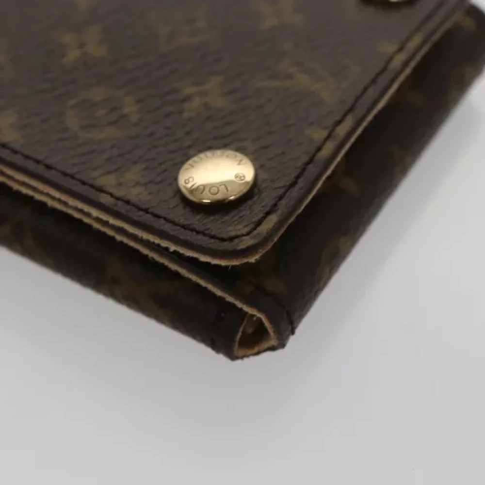 Louis Vuitton Vintage Pre-owned Canvas wallets Brown Unisex