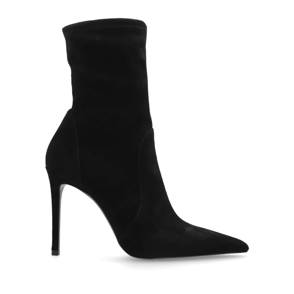 Stuart Weitzman Women's Black Heeled Ankle Boots Power
