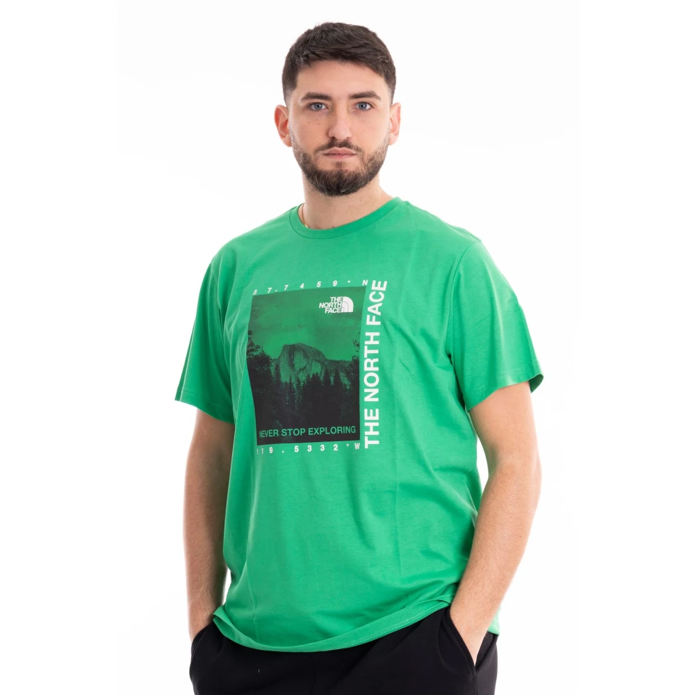 The North Face Heren Casual T-shirt Green Heren