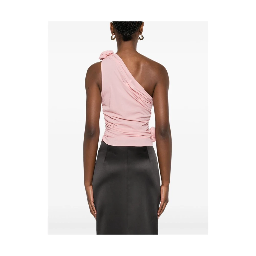 Magda Butrym Roze Bloemenapplicatie Top Pink Dames