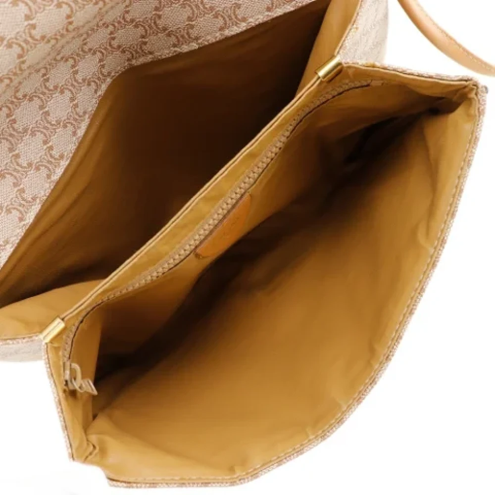 Celine Vintage Pre-owned Canvas celine-bags Beige Dames