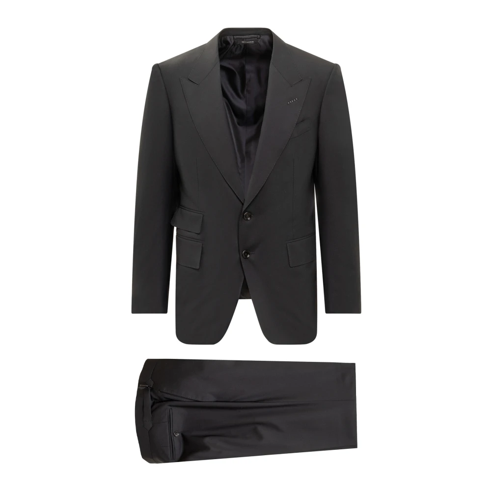 Tom Ford Super 120s Suit Black Heren