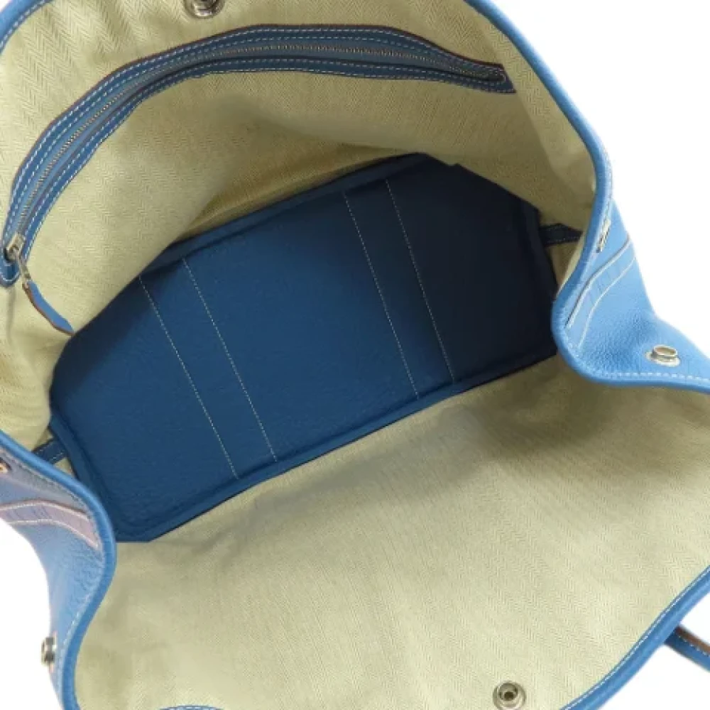 Hermès Vintage Pre-owned Fabric totes Blue Dames