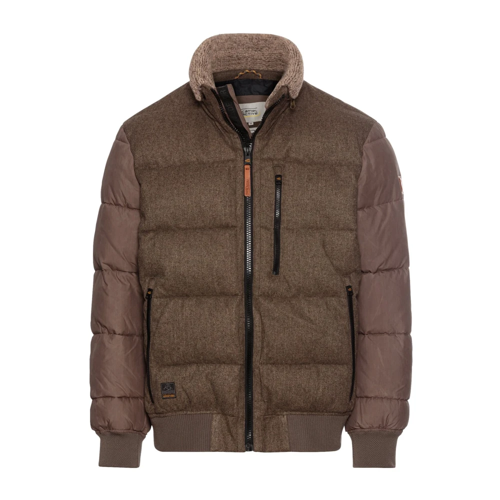 Camel active Bruine winterjas voor heren Brown Heren