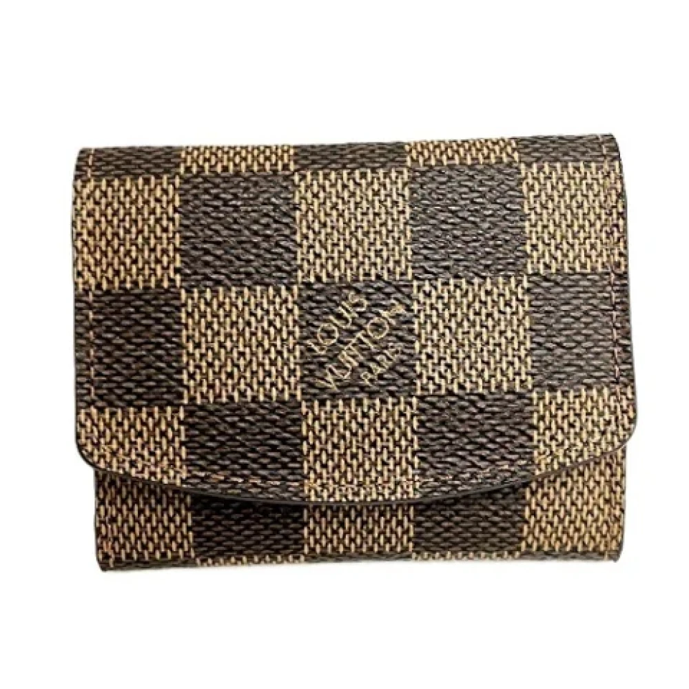 Louis Vuitton Vintage Pre-owned Fabric home-office Brown Dames