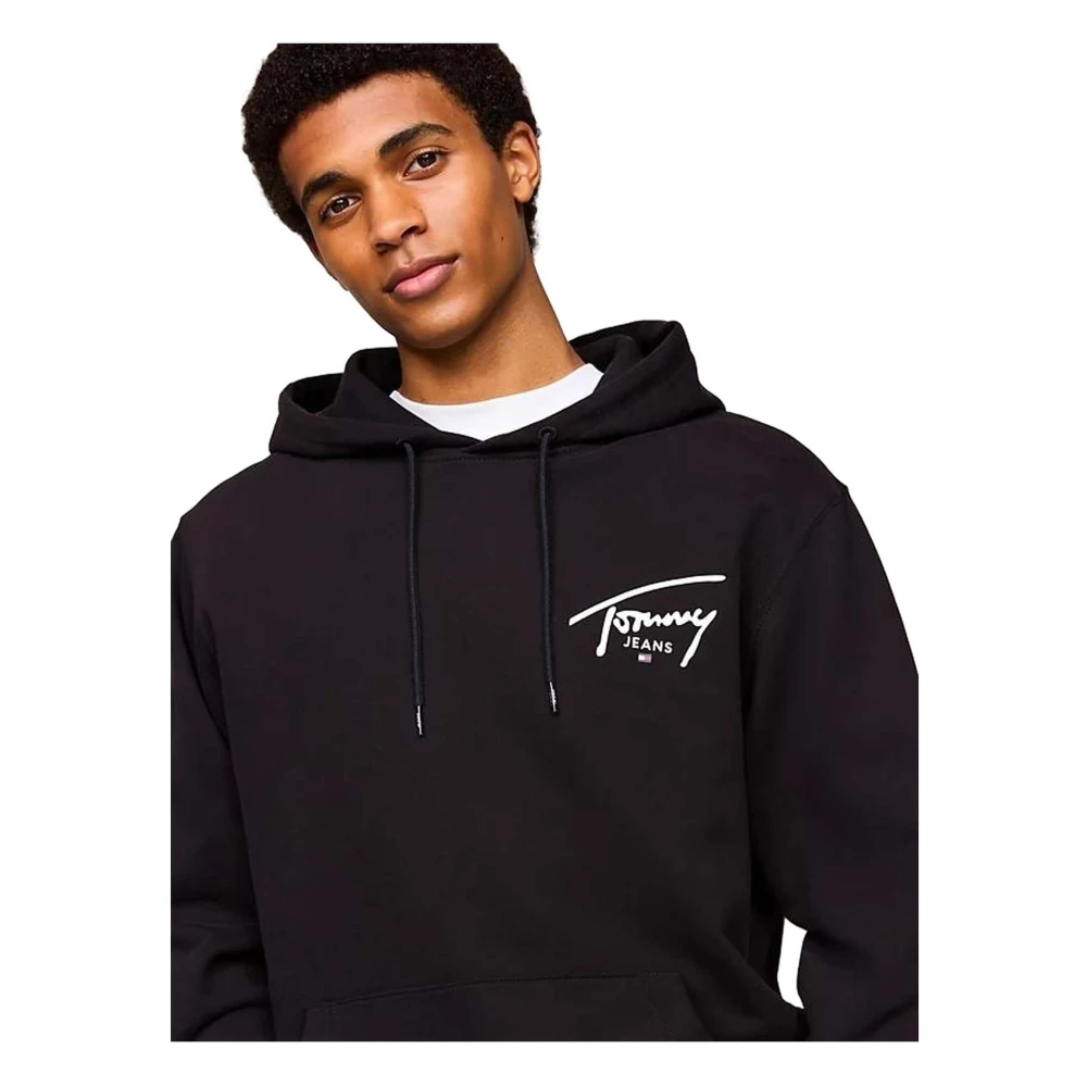 Tommy Hilfiger Entry Grafische Hoodie Black Heren