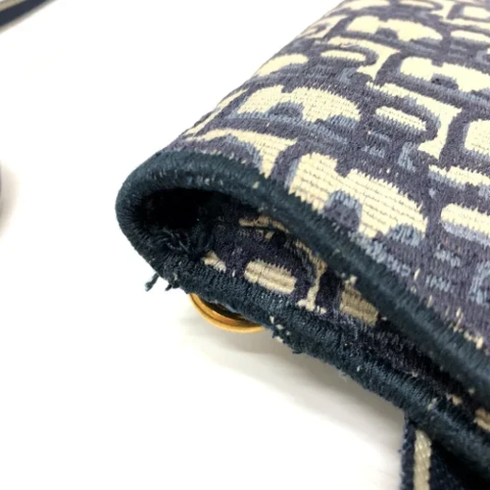 Dior Vintage Pre-owned Fabric dior-bags Blue Dames