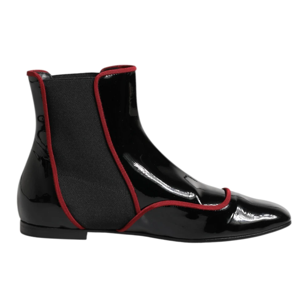 Dolce & Gabbana Women's Black Chelsea Ankle Boots