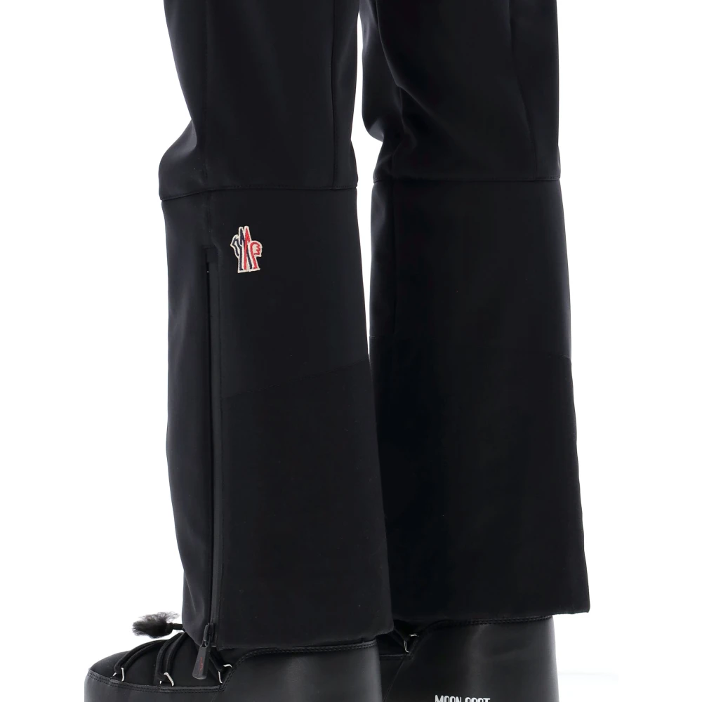 Moncler Zwarte Skiwear Aw24 Ski Broek Black Heren