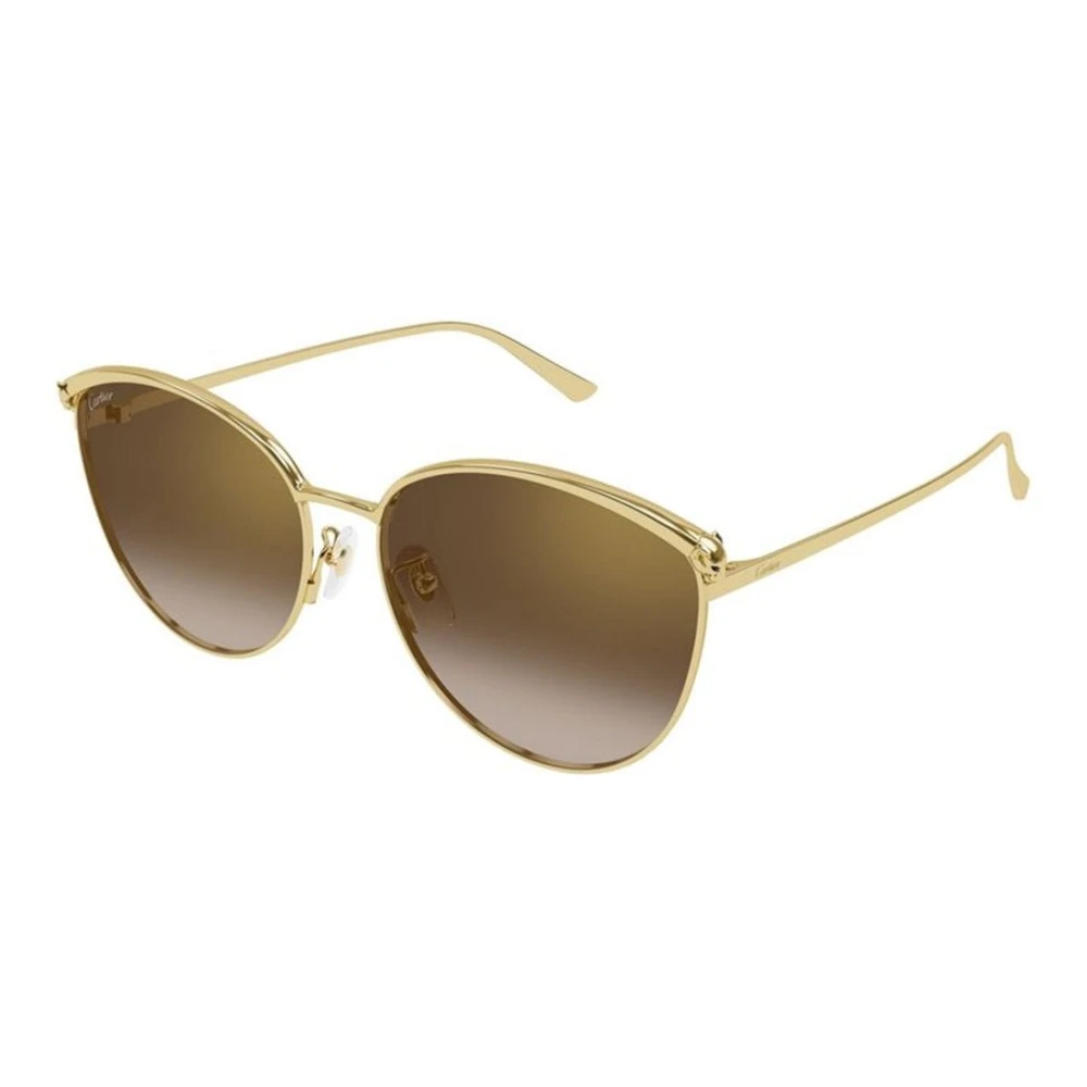 Cartier Women's Yellow Sunglasses, 61 Mm, Cat Eye Sunglasses