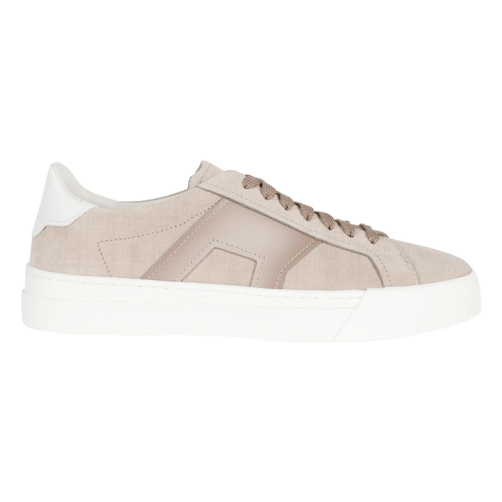 Santoni Men's Beige Sneakers, 10 Uk, Gloria Sneaker