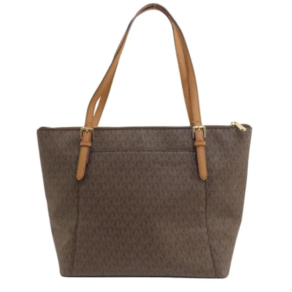 Michael Kors Pre-owned Canvas shoulder-bags Brown Dames