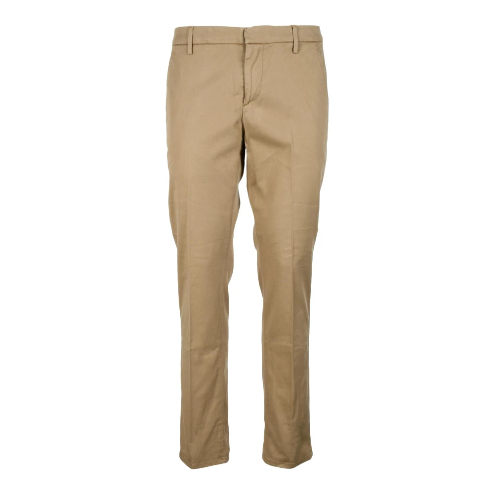Dondup Gaubert Stijl Broek met Zakken en Rits Yellow Heren