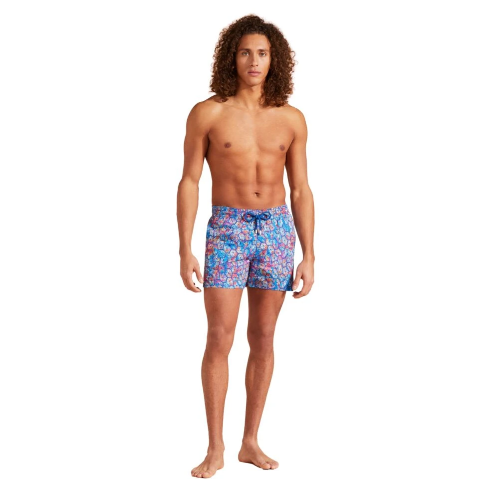 Vilebrequin Meerkleurige stretch zwemshorts voor heren Multicolor Heren