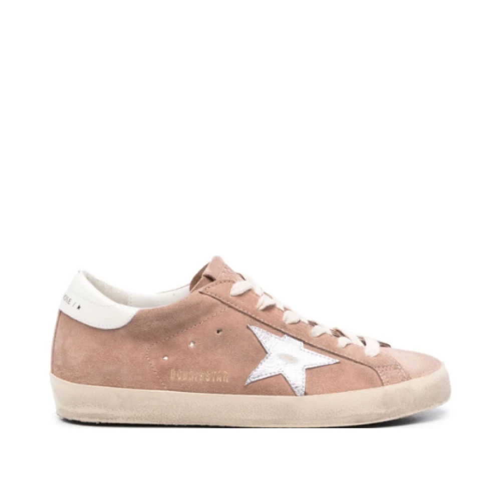 Golden Goose Blush Suede Star Sneakers Italien Pink, Dam