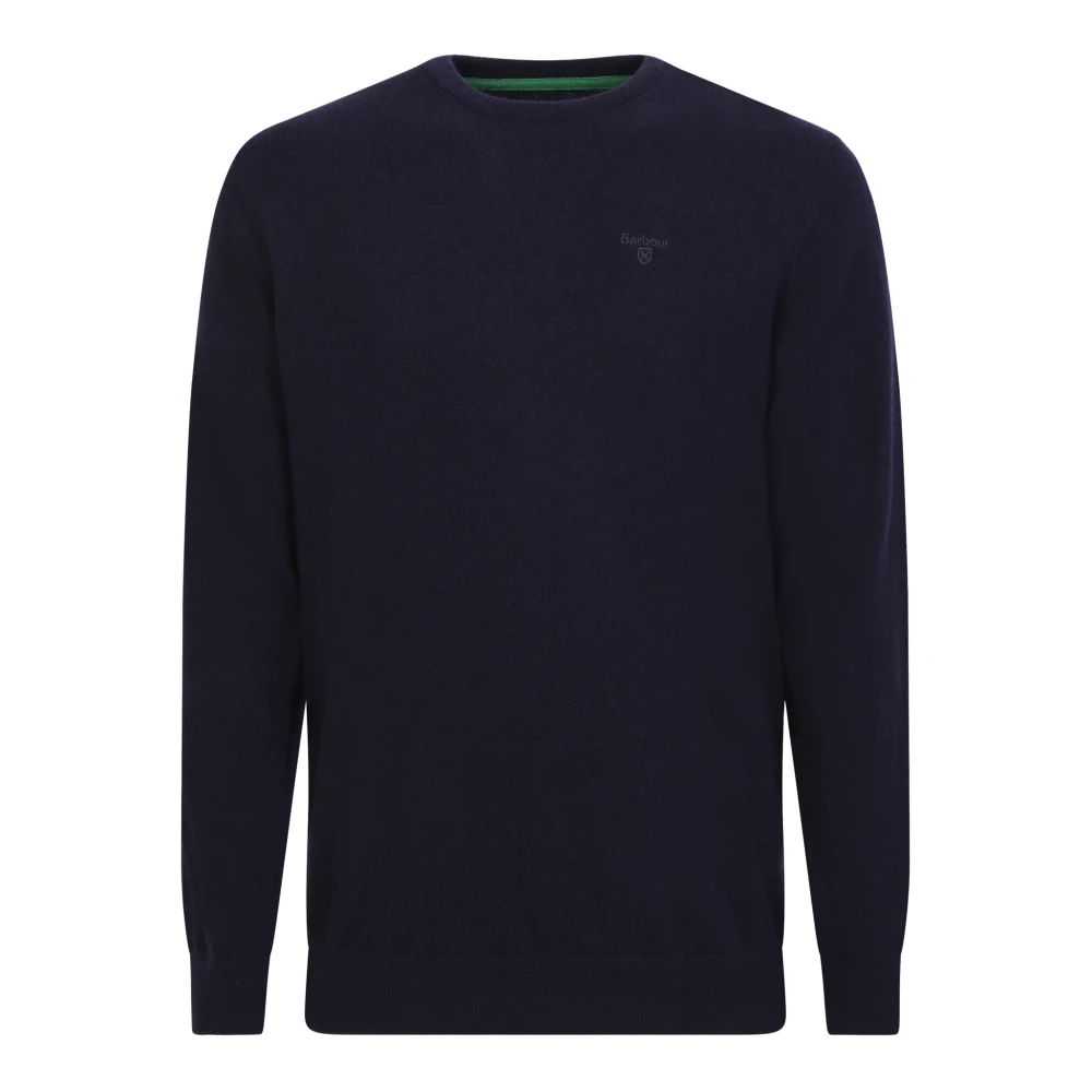 Barbour Men's Blue Knitwear Pullover Stylish Comfortable - Round-Neck Knitwear - S - Knitwear