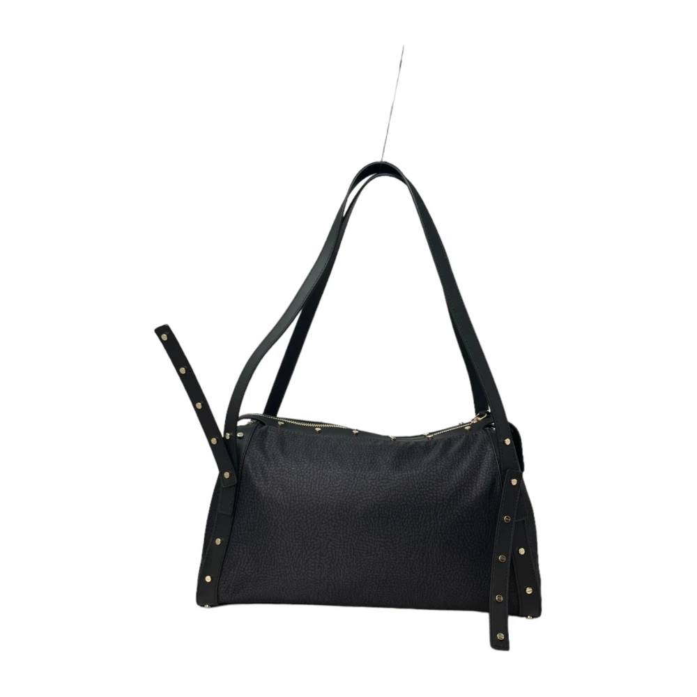 Borbonese Schoudertas Medium Black Dames