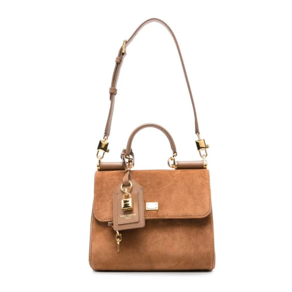 Dolce & Gabbana My Sicily Shoulder Bag - Female - Shoulder Bags - Beige - One Size - Bags