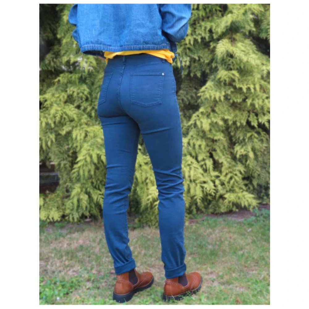 Denim Studio Slim Fit Claire Broek Blue Dames