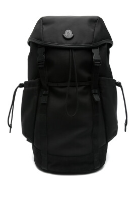 waterproof-black-backpack-with-double-buckle
