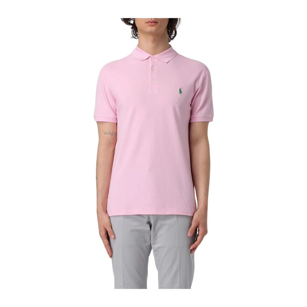 Polo Ralph Lauren Uomo Rosa Top, L, New,