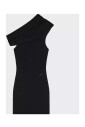 robe-noire-rayee-a-encolure-asymetrique