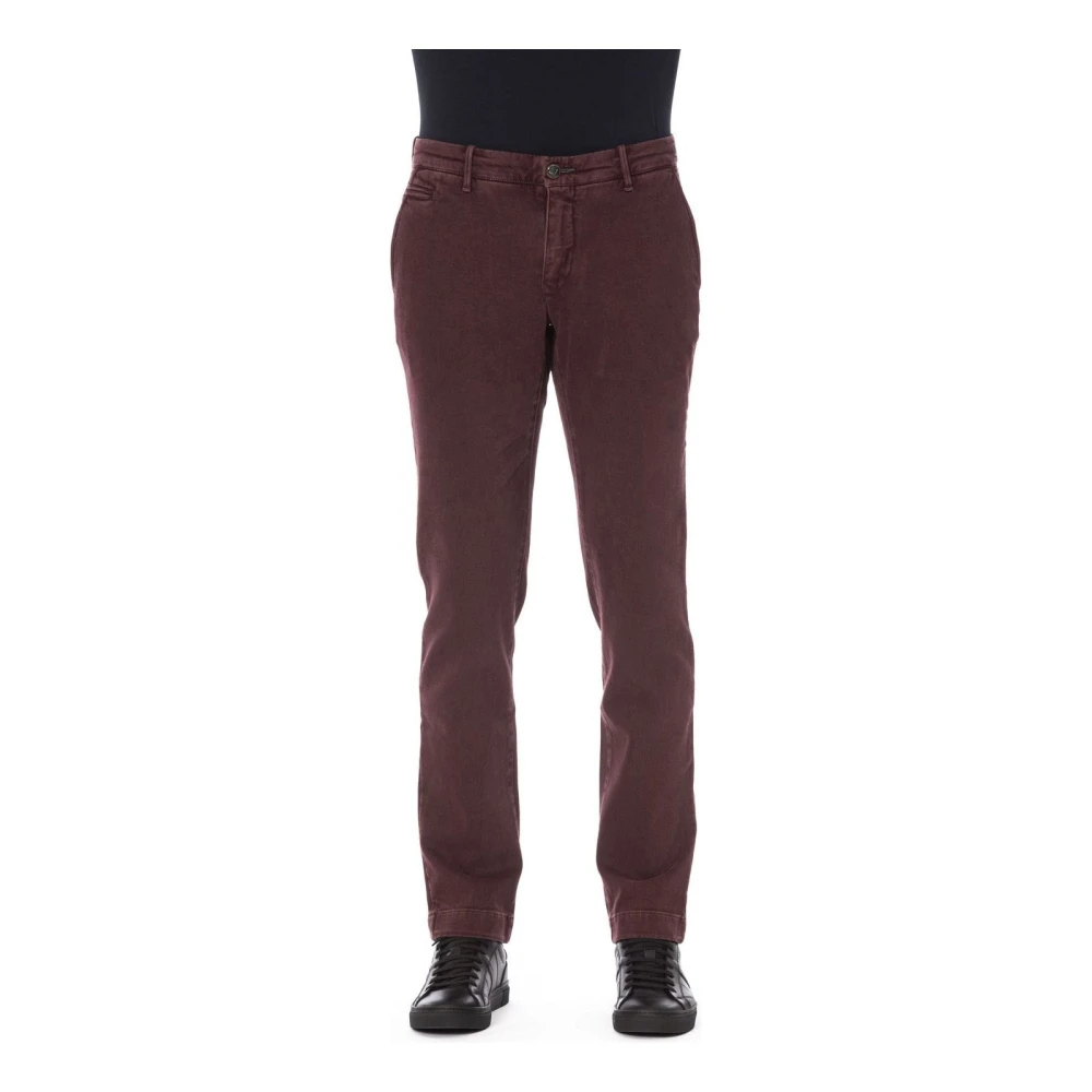 Jacob Cohën Chino Stil Byxor med Logodetaljer Red, Herr