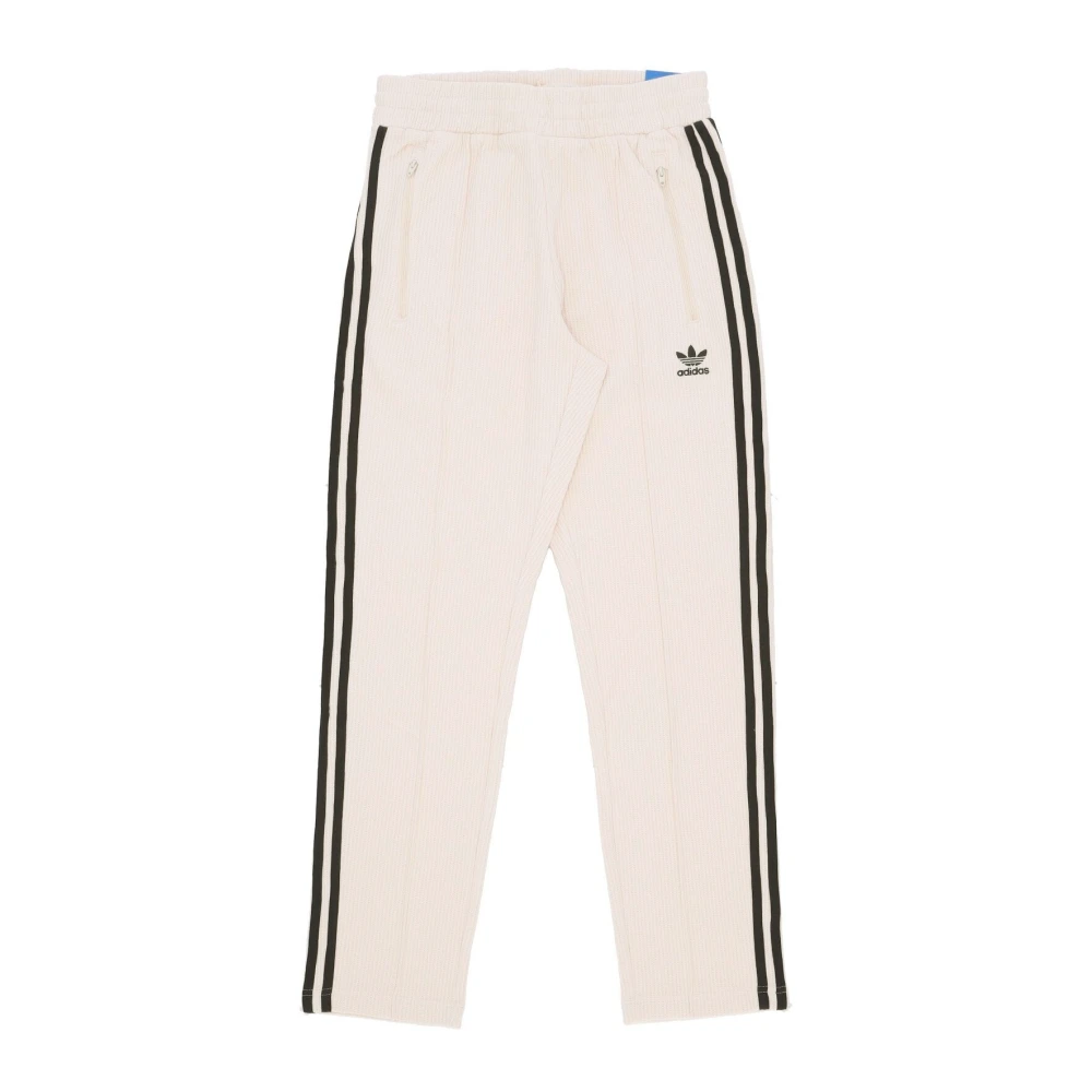 Adidas Klassieke Wafel Track Broek Wit Zwart White Heren