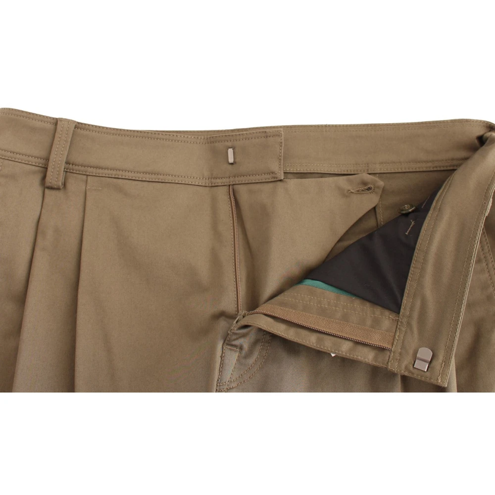 Gianfranco Ferré Elegante Groene Comfort Stretch Broek Green Heren