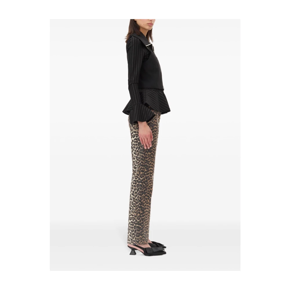 Ganni Zwarte Mouwloze Rits Sweater Black Dames