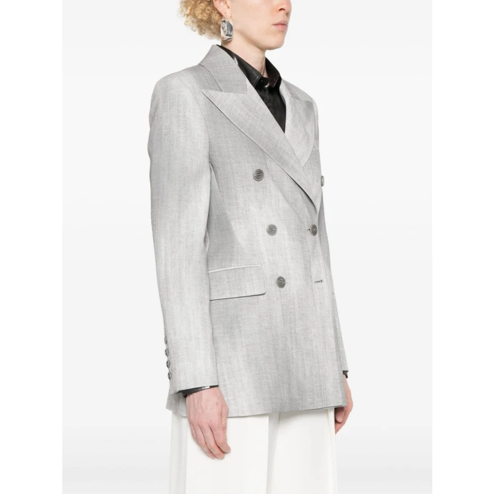 Ermanno Scervino Lichtgrijs Beige Dames Buitenkleding Aw24 Gray Dames