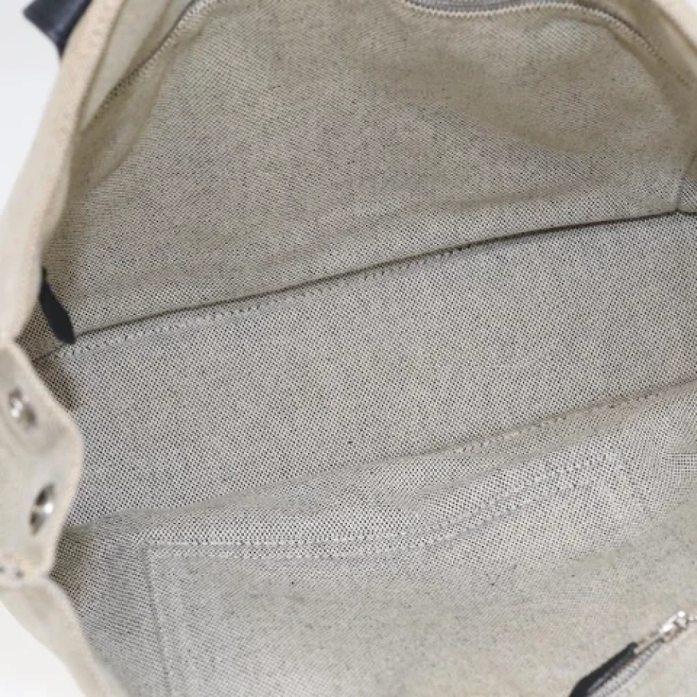 Hermès Vintage Pre-owned Canvas totes White Dames