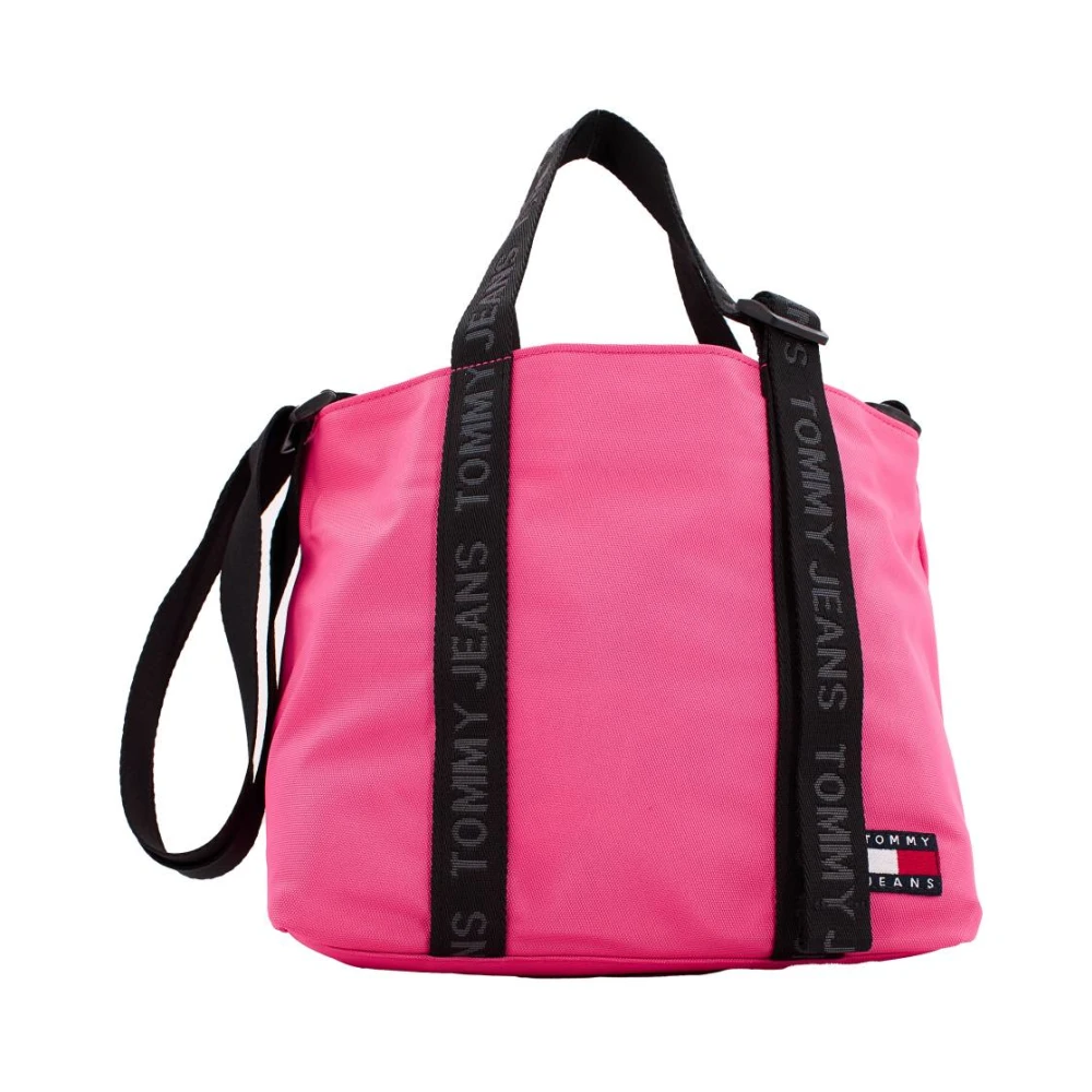 Tommy Jeans Tote Bags Pink Dames