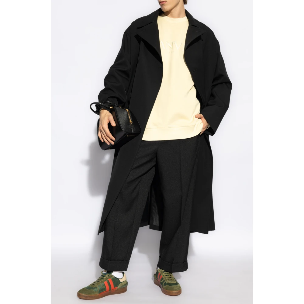 Lanvin Katoenen sweatshirt Yellow Heren
