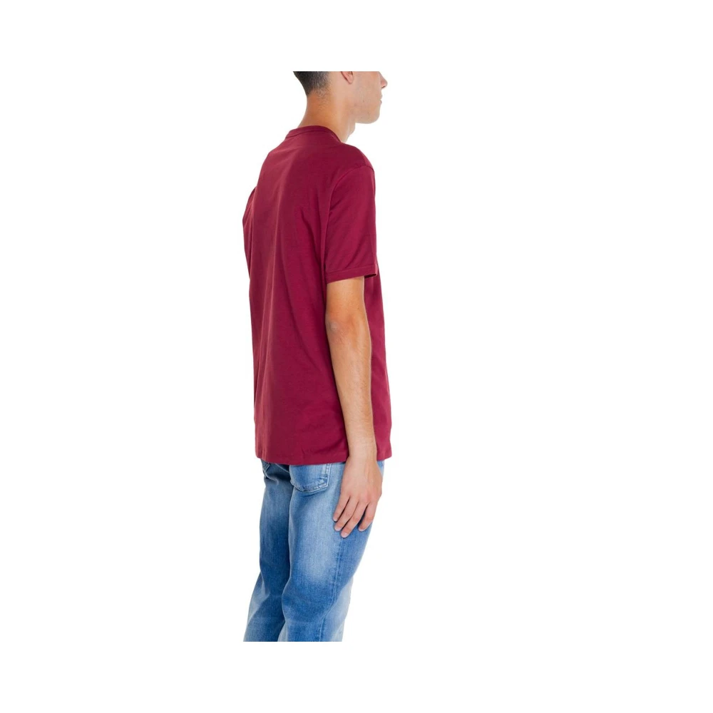 Armani Exchange Premium Katoenen T-Shirt Red Heren
