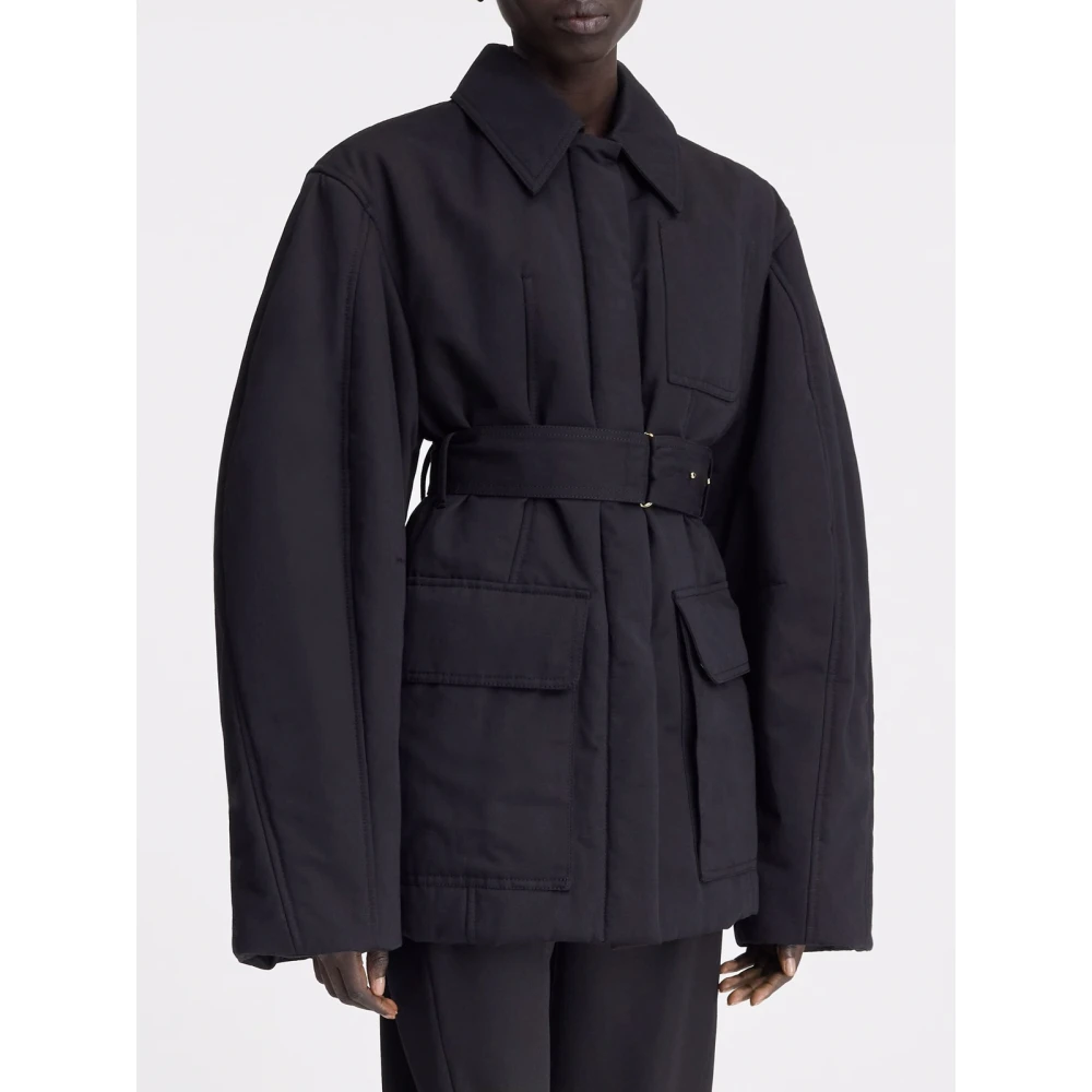 Jacquemus Bari Jas met Uniek Ontwerp Black Dames
