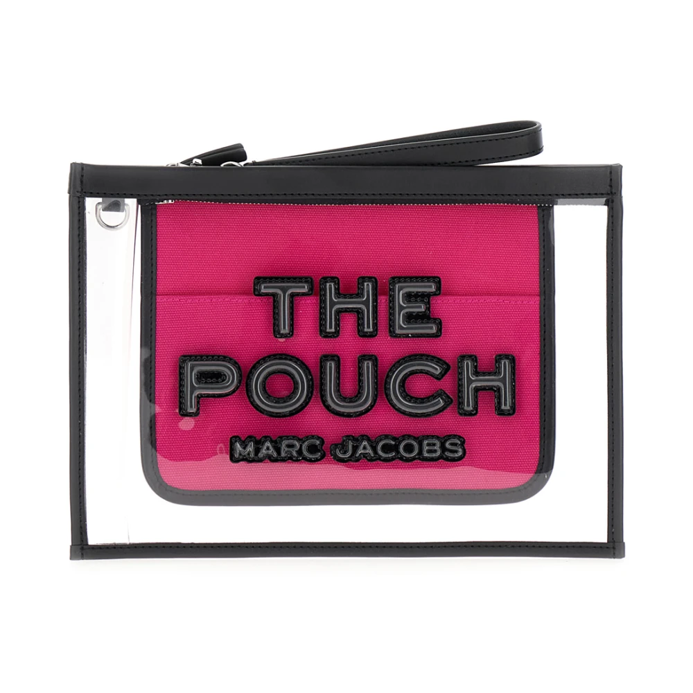 Marc Jacobs Zwarte Pouch met Afneembare Polsband Black Dames