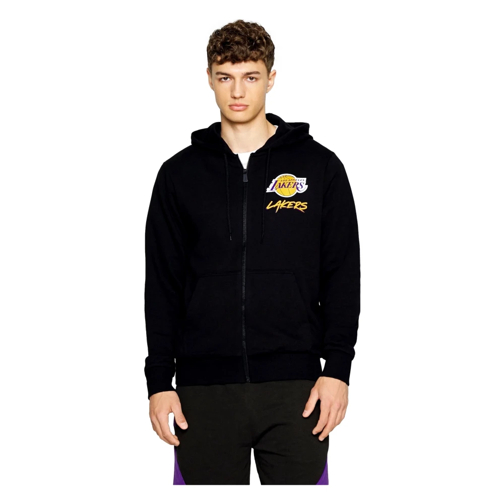 new era Zwarte Lakers NBA Script Jas Black Heren
