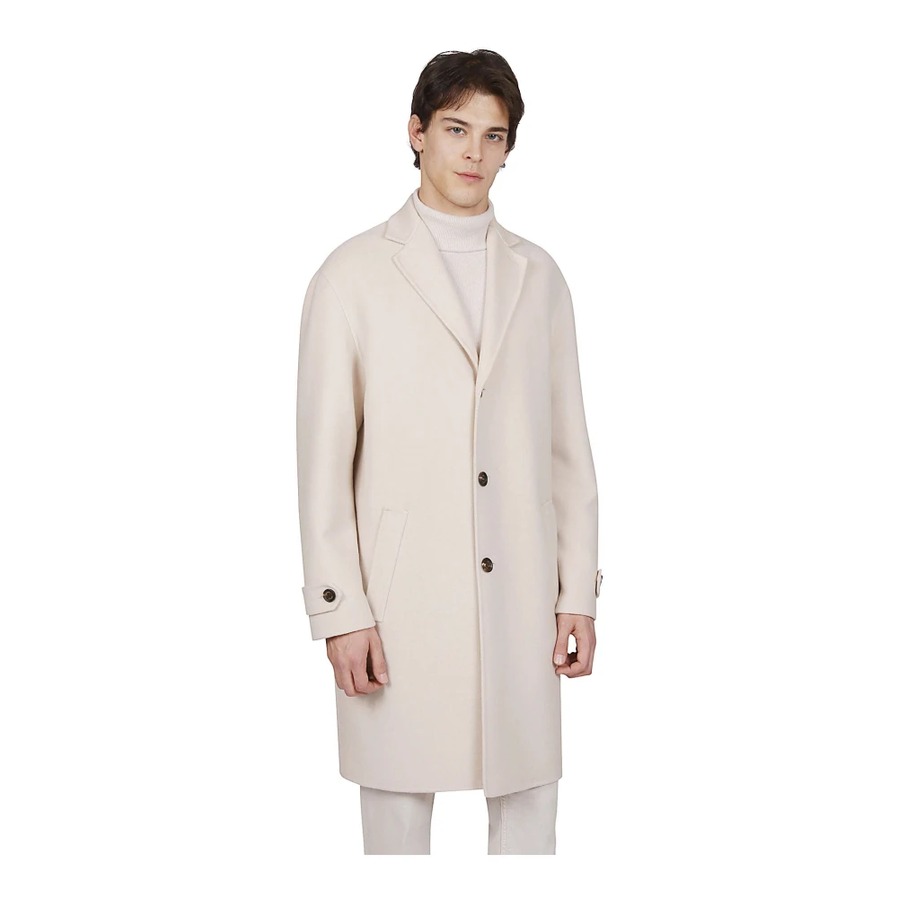 Eleventy Enkellange Wol Kasjmierjas Beige Heren